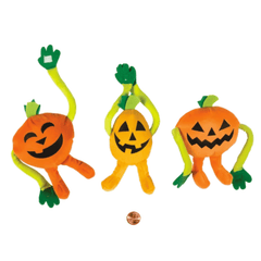 Long Arm Stuffed Pumpkins (24 total plush toys in 2 bags) $1.56 each