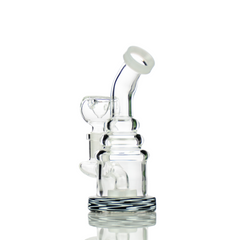 6" Wig Wag Base Water Pipe with 14mm Male Bowl