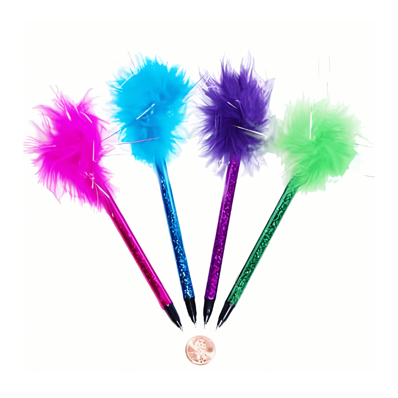 Neon Marabou Pen (24 total pens in 2 bags) 94?› each