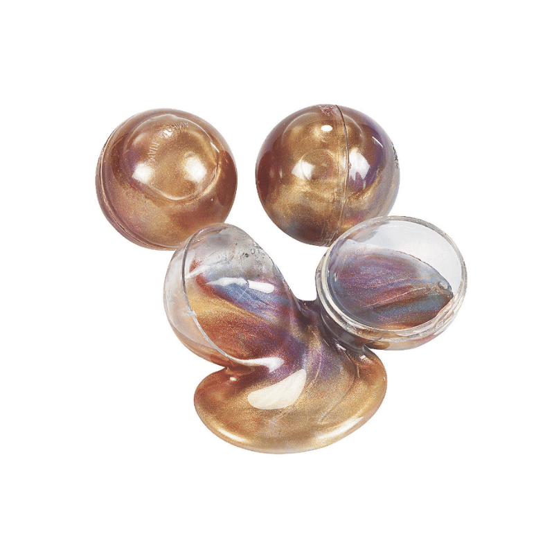 Gold Rainbow Putty Balls (24 total rainbow putty balls in 2 bags) 63?› each