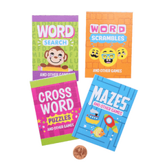 Mini Activity Game Books (72/package) 20?› each