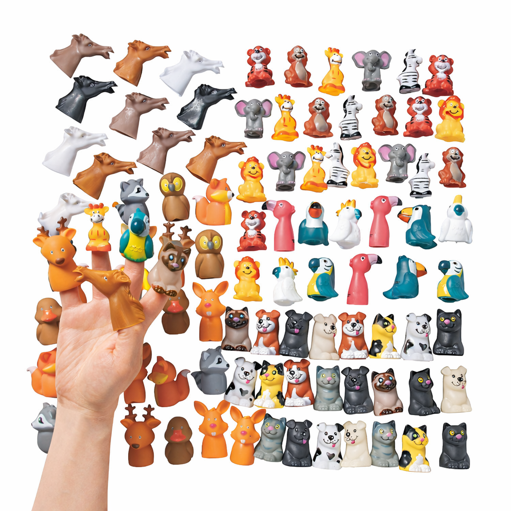 Mini Animal Finger Puppets ƒ?? Assorted Styles (Sold Individually) | Random Selection