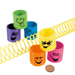 Mini Goofy Smile Face Springs (100 total springs in 2 bags) 27?› each