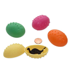 Plastic Eggs with Dino (72/box) 26?› each