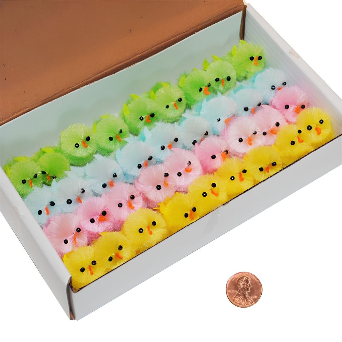 Chenille Baby Chicks (72 total chicks in 2 boxes) 24?› each