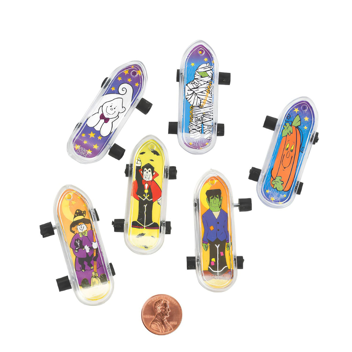 Halloween Mini Skateboards (72 total toys in 2 bags) 20?› each