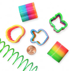 Plastic Mini Rainbow Springs (100 total springs in 2 boxes) 23?› each