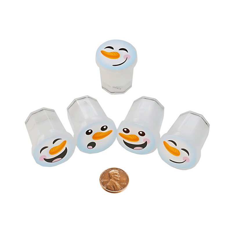 Melted Snowmen Mini Putty With Glitter (48/box) 24?› each