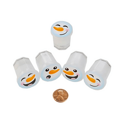 Melted Snowmen Mini Putty With Glitter (48/box) 24?› each