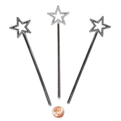 Mini Silver Star Wands (36/package) 20?› each