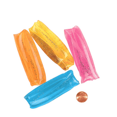 Mini Neon Water Snakes Toy With Glitter (24/box) $1.56 each