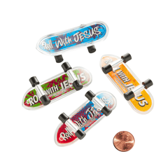 Mini Religious Skateboards (72 total toys in 2 bags) 25?› each