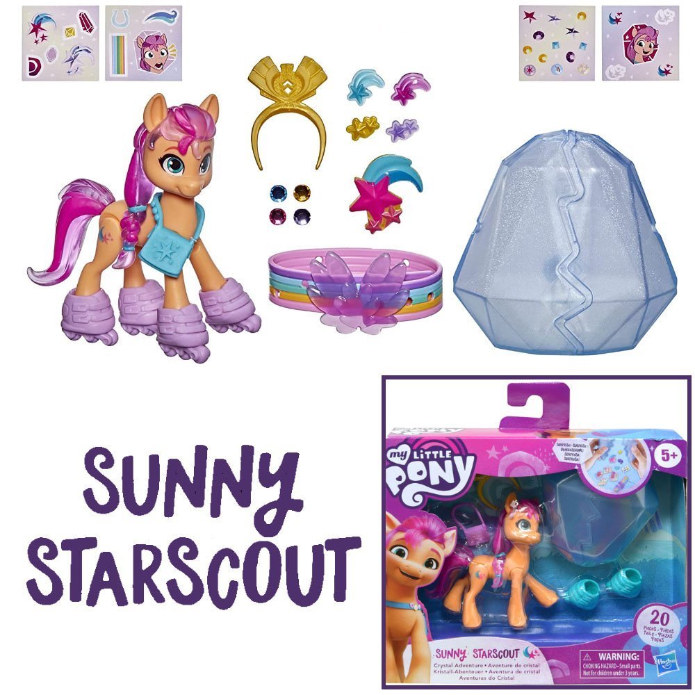 My Little Pony Crystal Adventure ƒ?? Sunny Starscout 3ƒ?� Figure with Accessories