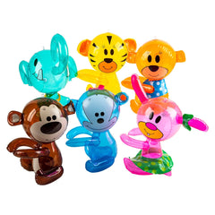 Inflate Hug Me Animals Assortment 14" (DZ)