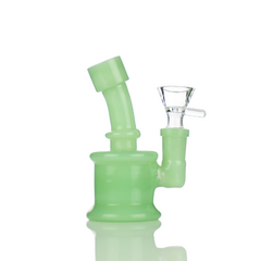 4" Mini Water Pipe Bong with Color Tube Glass and 14mm Male Bowl