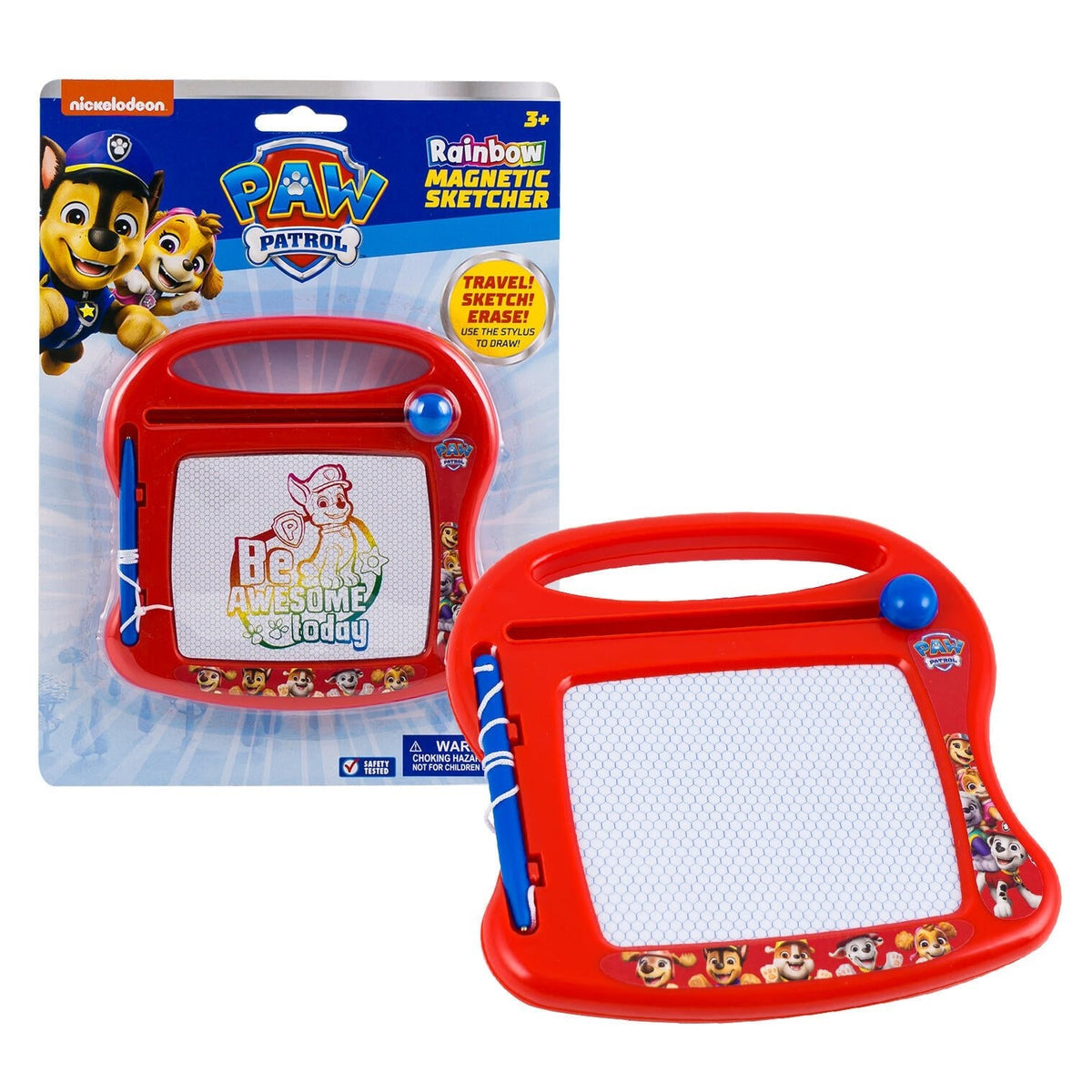Nickelodeon Paw Patrol Red Rainbow Magnetic Sketcher ƒ?? 6ƒ?�
