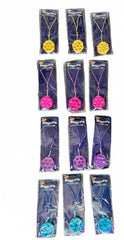 Octagon Pop Fidget Necklace ƒ?? 12-Pack | Assorted Colors or Tie-Dye Multicolor