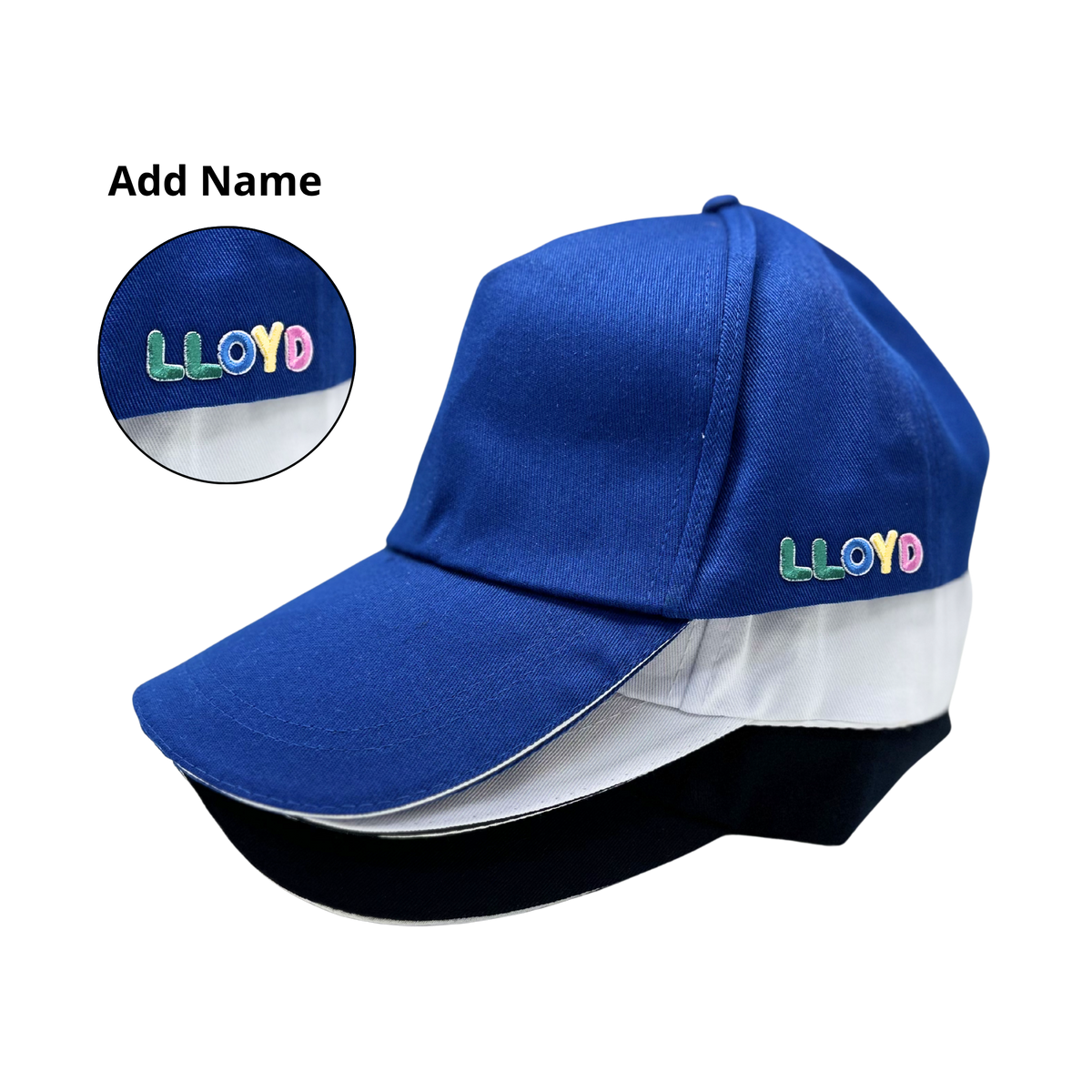 Cotton Cap With Adjustable Buckle (Name Printing)