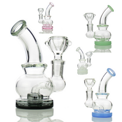5" Sphere Water Pipe with 14mm Male Bowl