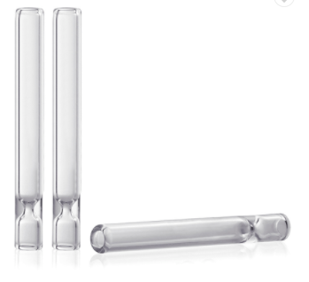 3.15 inches Clear Glass Tube Cigarette One Hitter Pipe (sold by the piece or dozen)