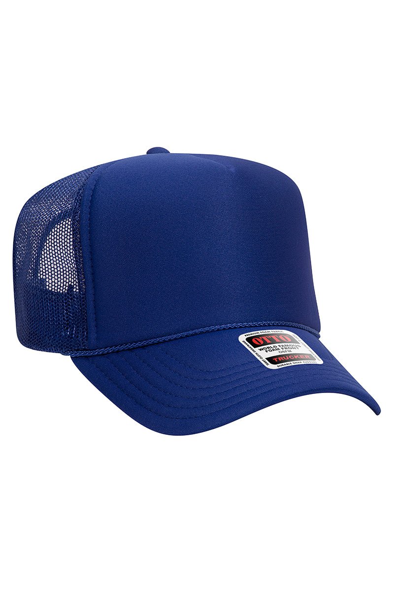 OTTO Royal Foam Front High Crown Trucker Hat