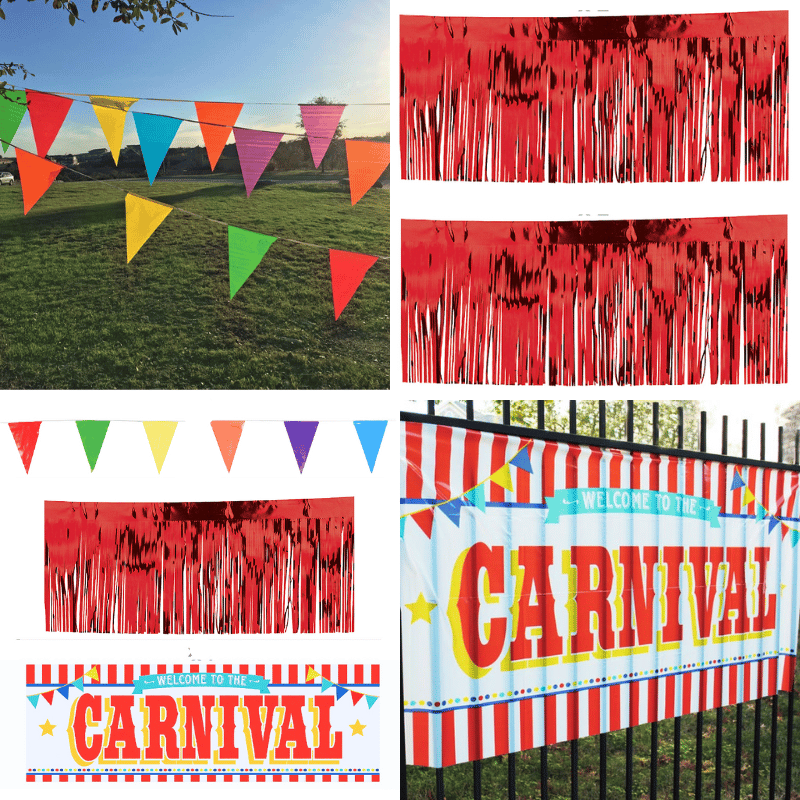 Outdoor Carnival Decorating Kit (4 pieces)