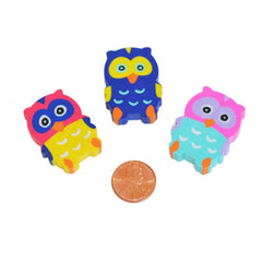 Owl Erasers (48 total erasers in 2 bags) 24?› each