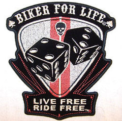 PINSTRIPE DICE PATCH (Sold by the piece)