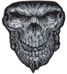 REAPER SKULL FACE 6 INCH PATCH (Sold by the piece)