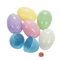 Larger Pastel Easter Eggs 3 Inch (24 total eggs in 2 bags) 31?› each