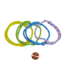 Pastel Friendship Rope Bracelets (144 total bracelets in 2 bags) 9?› each
