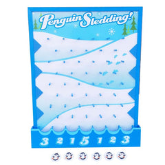 Penguin Sledding Winter Game Set (includes 6 discs)