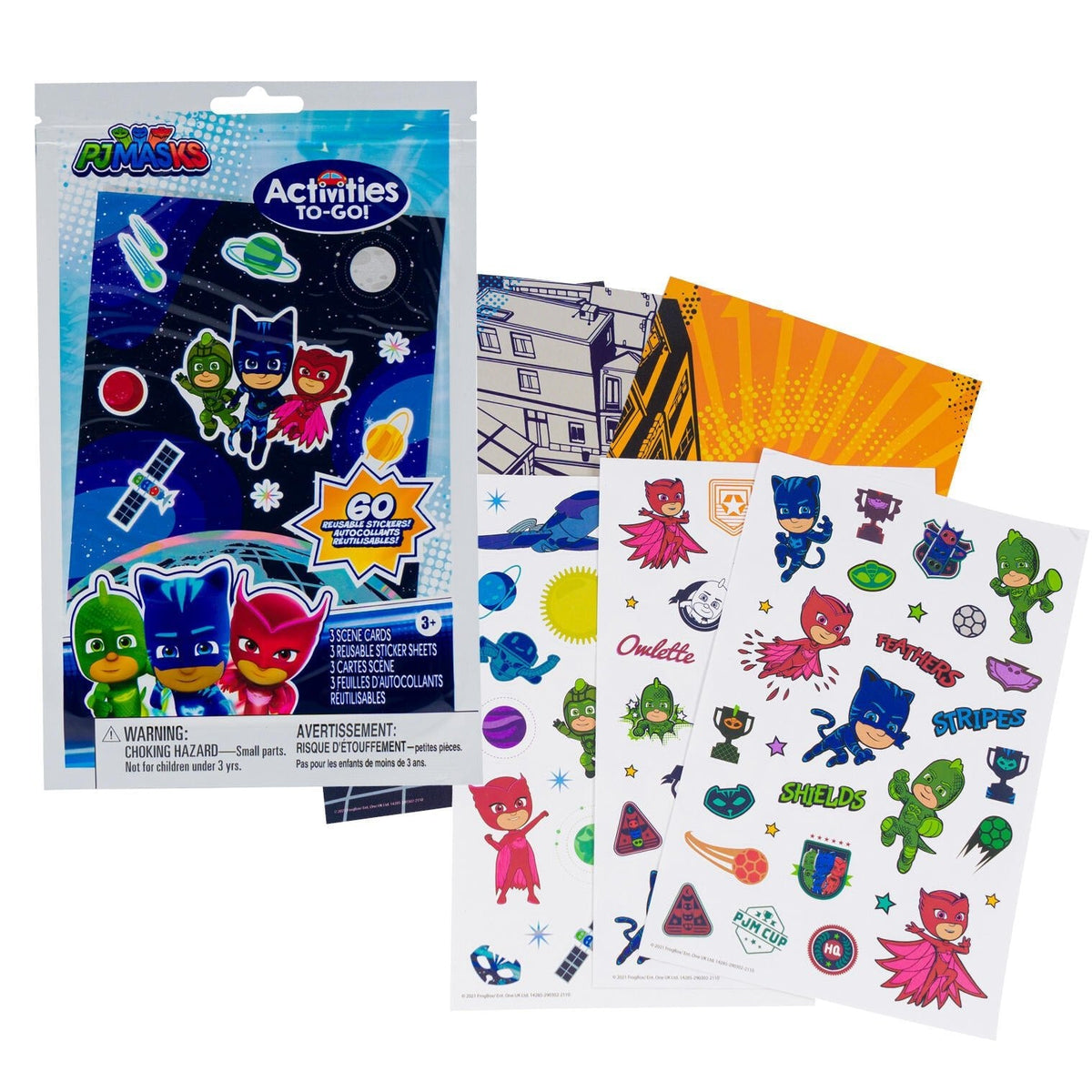PJ Masks Travel Activity Kit ƒ?? Travel Sticker & Scene Kit