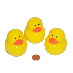 Duck Shaped Easter Eggs (24 total ducks in 2 bags) 55?› each