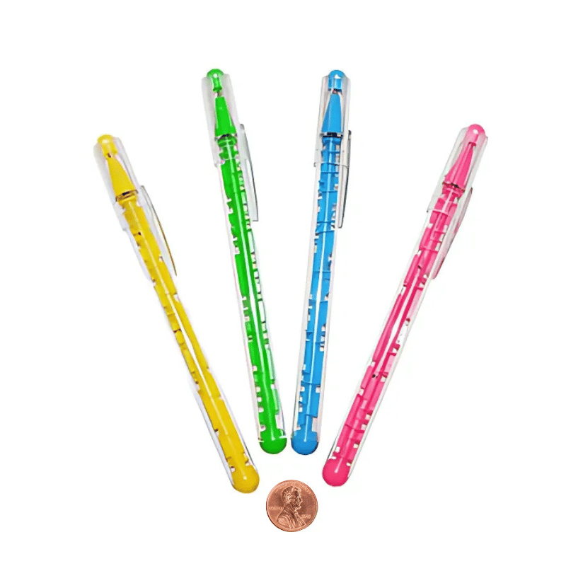 Plastic Maze Puzzle Pens (24 total pens in 2 bags) 99?› each