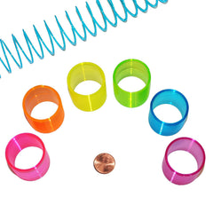 Plastic Mini Transparent Magic Springs (24 total springs in 2 bags) 39?› each