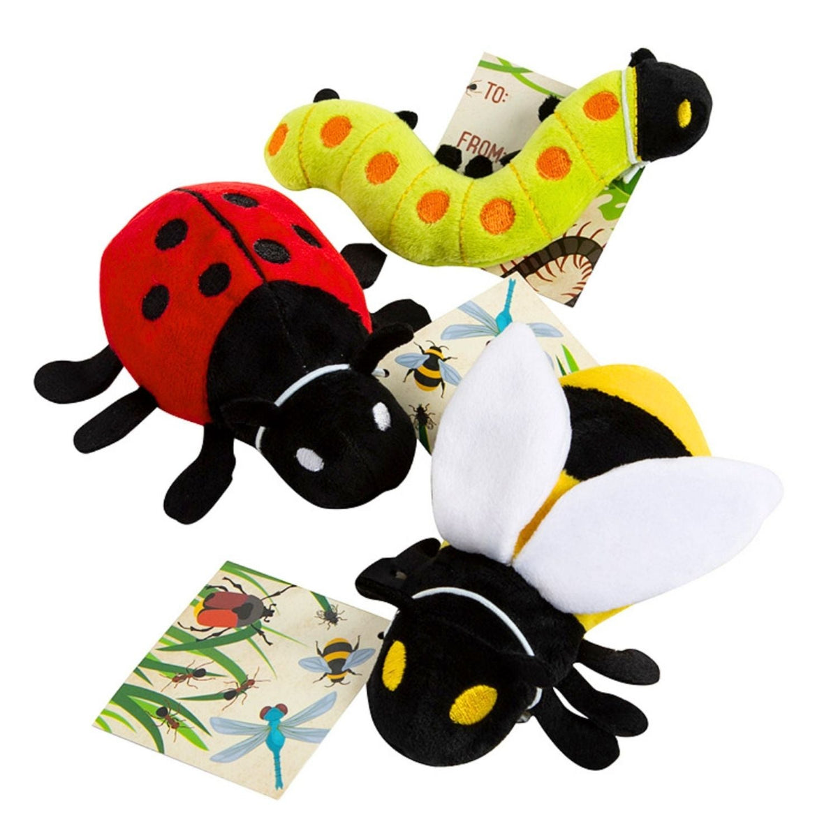 Mini Plush Bugs with Tag (12/package) $1.62 each