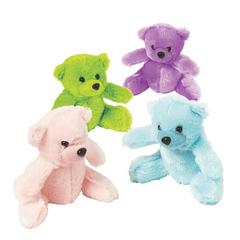 Plush Pastel Teddy Bears (24 total pieces in 2 bags) $1.65 each