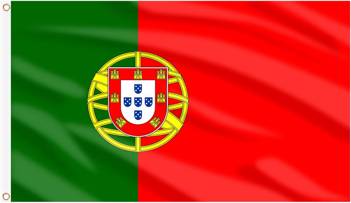 Portugal 3x5 Flag | Outdoor Indoor Country Flag | Soccer Fan & World Cup Supporters