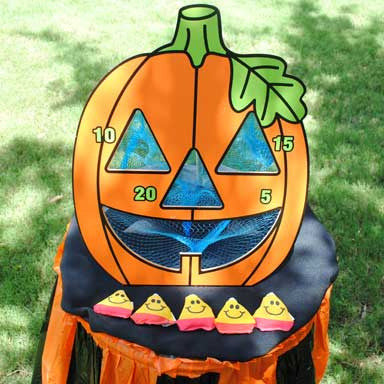 Pumpkin Bean Bag Toss Set (Includes 5 Bean Bags)