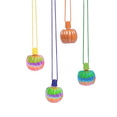Pumpkin Sand Art Bottles (24 total necklaces in 2 bags) 81?› each