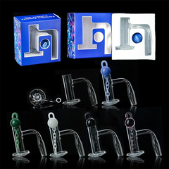 14mm Terp Slurp Quartz Banger with Bowl Chain Set