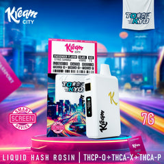 Kream City Citrus Samurai (Industrial hemp derived) Liquid Hash Rosin+THCP-O+THCA-X+THCA-P, 7Gram Disposable Box of 5