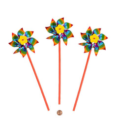 Metallic Rainbow Pinwheels (72 total pinwheels in 2 boxes) 27?› each