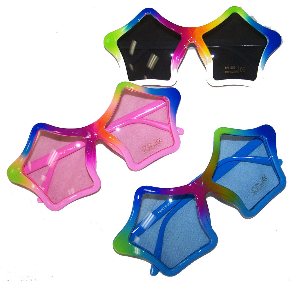 RAINBOW STAR PARTY EYEGLASSES ( sold by the piece or dozen )