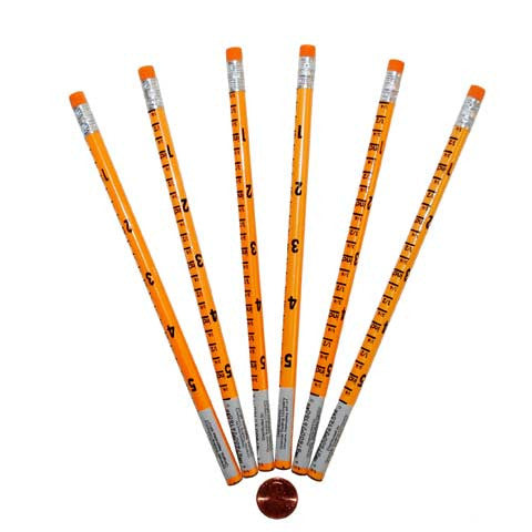 Ruler Pencils (48 total pencils in 2 bags) 21?› each