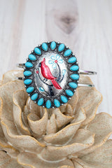 TIPI Wildflower Wings Silvertone Hinge Bracelet