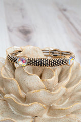 TIPI Iridescent Canyon Couture Goldtone Stretch Bracelet