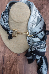 TIPI Bridle & Brand Goldtone Scarf Slide