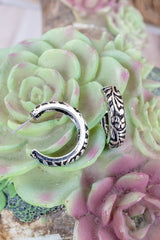 TIPI Midnight Meadow Silvertone Hoop Earrings